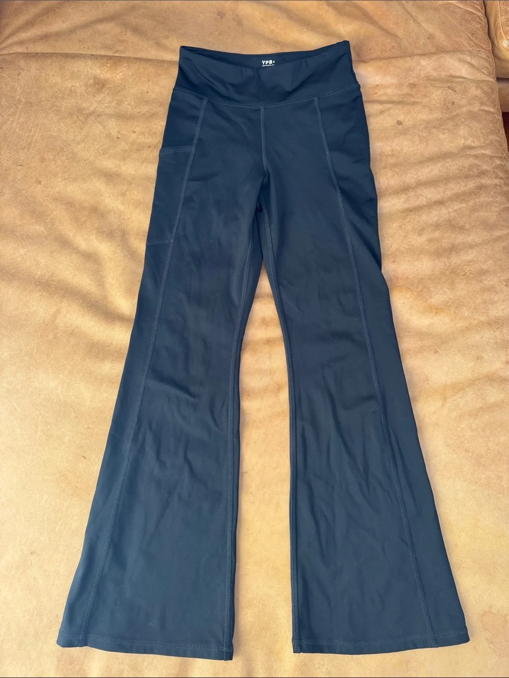 abercrombie kids Black Flared Leggings girls size 11/12